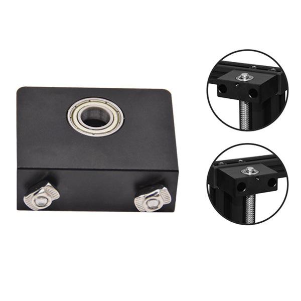 1 Black Aluminum Ball Screw Support Block Set for Ender3/CR10 Series Z-Axis