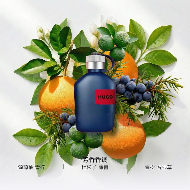 BOSS Named Cowboy Perfume Citrus Aromatic Eau de Toilette EDT Grapefruit Lime / 125ml