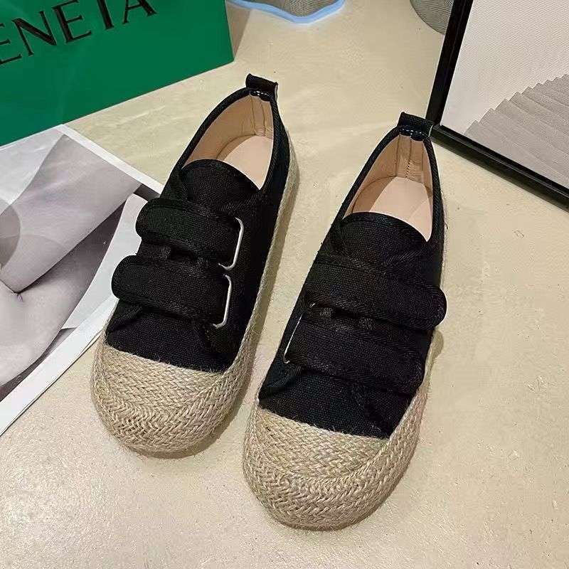 Fisherman shoes women's spring and autumn 2025 new soft flat bottom small fragrant woolen woolen casual weaving lazy one pedal loafers