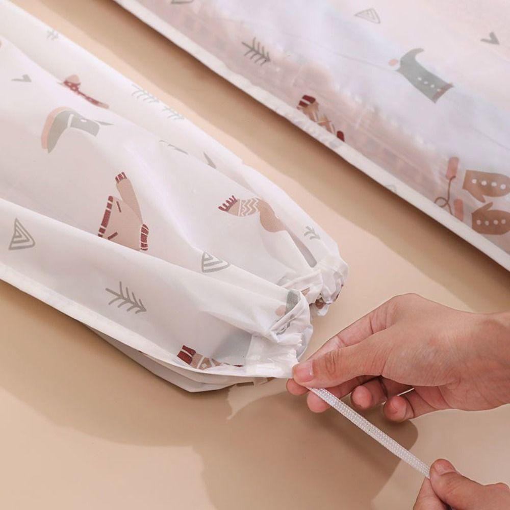 Moisture-proof Cool Mat Storage Bag Dustproof Straight Tub Bamboo Mat Cover  Household