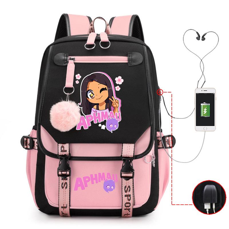 Cute Cartoon Junior High School Student Schoolbag Female Lightweight Large-Capacity Student Backpack