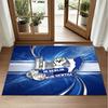 hertha bsc FC Design Crystal Velvet Rug Soft Decorative Mat for Bedroom Entrance