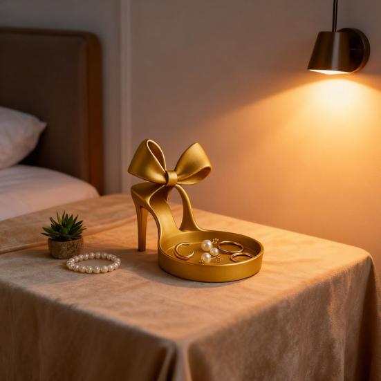 High Heel Jewelry Stand Stiletto Design Jewelry Holder Desktop Decorative Jewelry Organizer for Rings