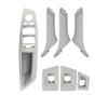 7Pcs Left/Right Hand Drive For BMW 5 Series F10 F18 10-17 Car Interior Inner Door Handle Panel Pull Trim Cover Kit