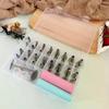 38Pcs Cake Decorating Tools Icing Cream Piping Nozzle Tips Confectionery Pastry Bags Stainless Steel Nozzles Tip Cake Decoration