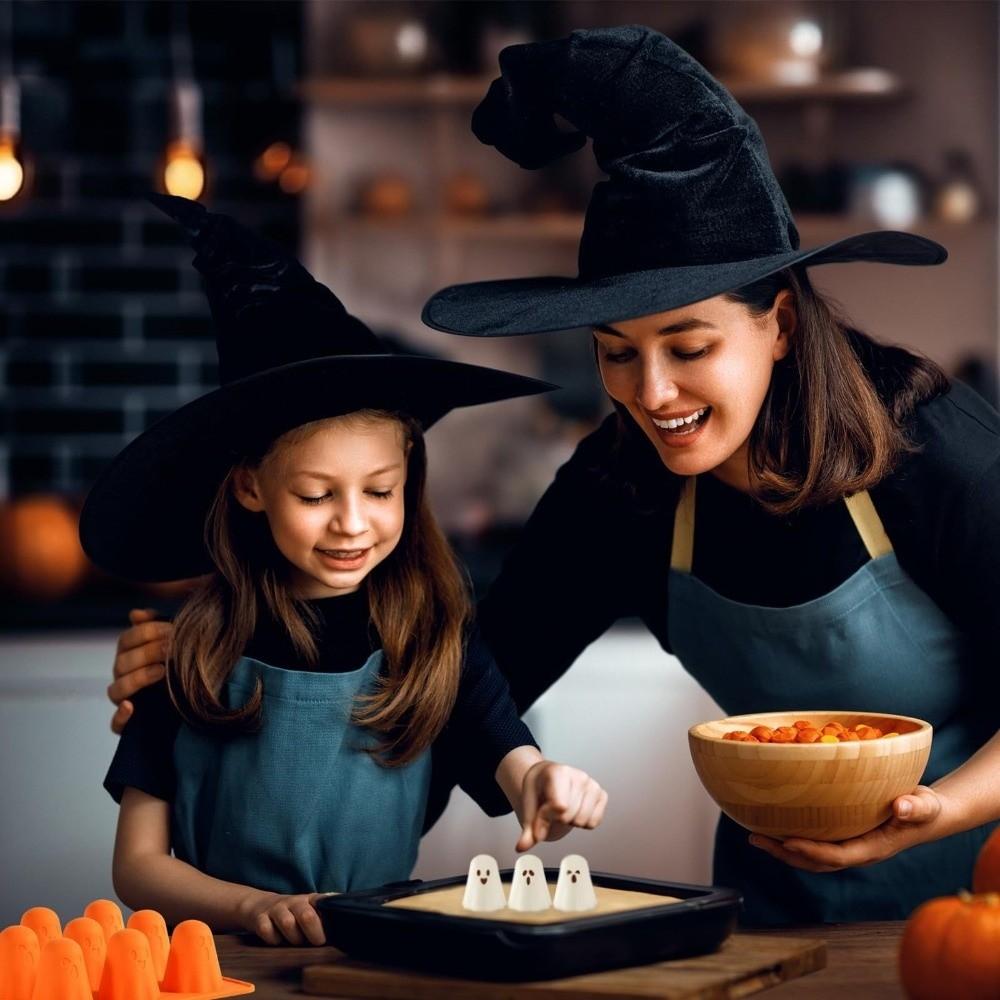 Non-Stick Halloween Ghost Chocolate Molds Reusable Ghost Ice Mould  Halloween Party