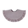 Cute Ruffle Edge Baby Bibs Kids Feeding Anti Dirty Bibs Infant Burp Cloths Newborn Fashion Pure Cotton Feeding Set Accessories