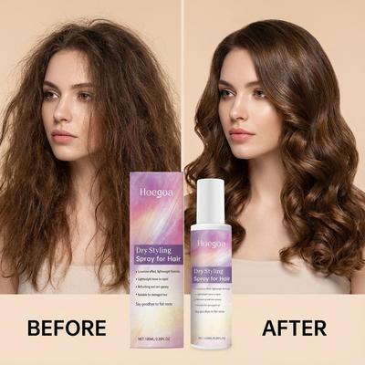 Spray Capilar sin Aclarado, Textura Esponjosa Voluminizadora, Ligero No Graso, Spray Portátil para el Cuidado Diario del Cabello