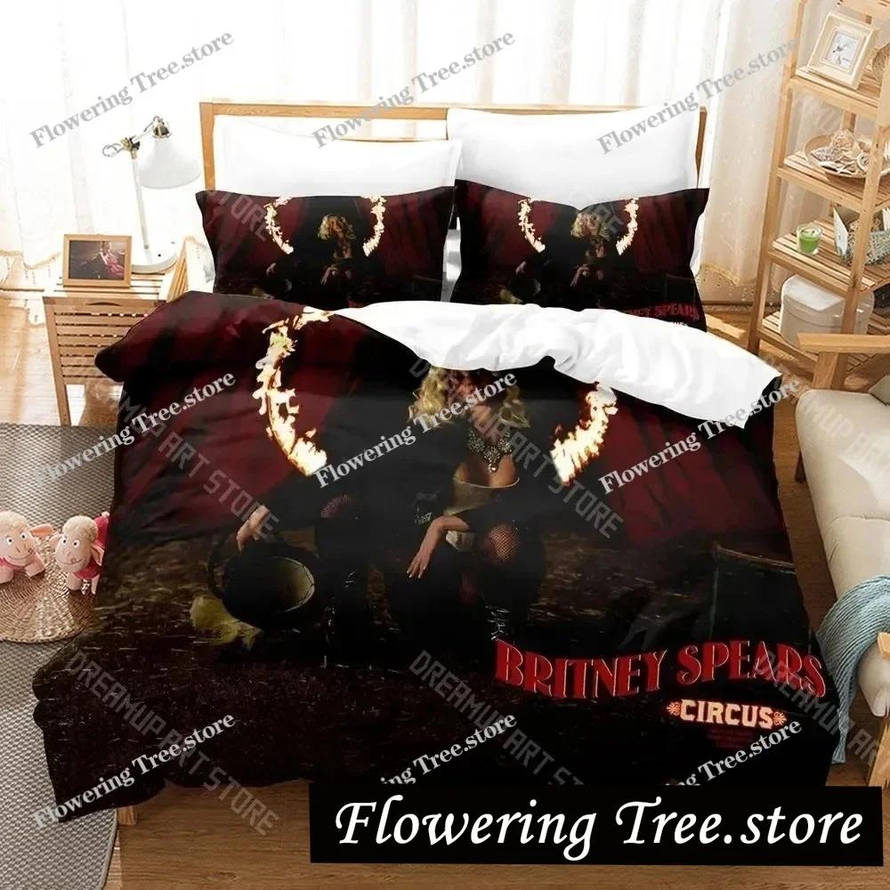 Sexy Britney Spears Bedding Set Duvet Cover Bed Set Quilt Cover Pillowcase Comforter king Queen Size Boys Adult Bedding Set