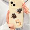 50Pcs Cartoon Cats Sticker Water Resistant Aesthetic Sticker for Water Bottle Scrapbook Journal Laptop Guitar Luggage
