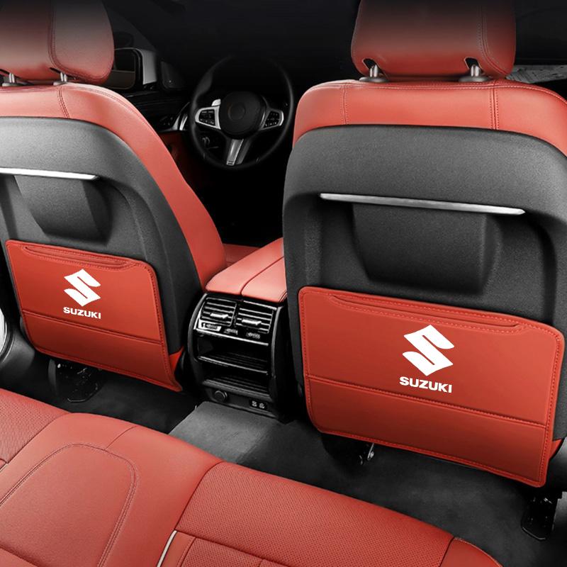 Car Anti-Kick Pad Seat Back Protector Anti-Dirty Mat For Suzuki Vitara Swift Kizashi SX4 IgnisBaleno Ertiga Ciaz S-cross Sticker