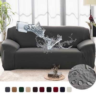 1/2/3/4 Seats Sofa Couch Cover Waterproof Elastic Corner Sofa Covers L Shaped Sofa Slip Cover Protector Bench Cover Thin Fabric