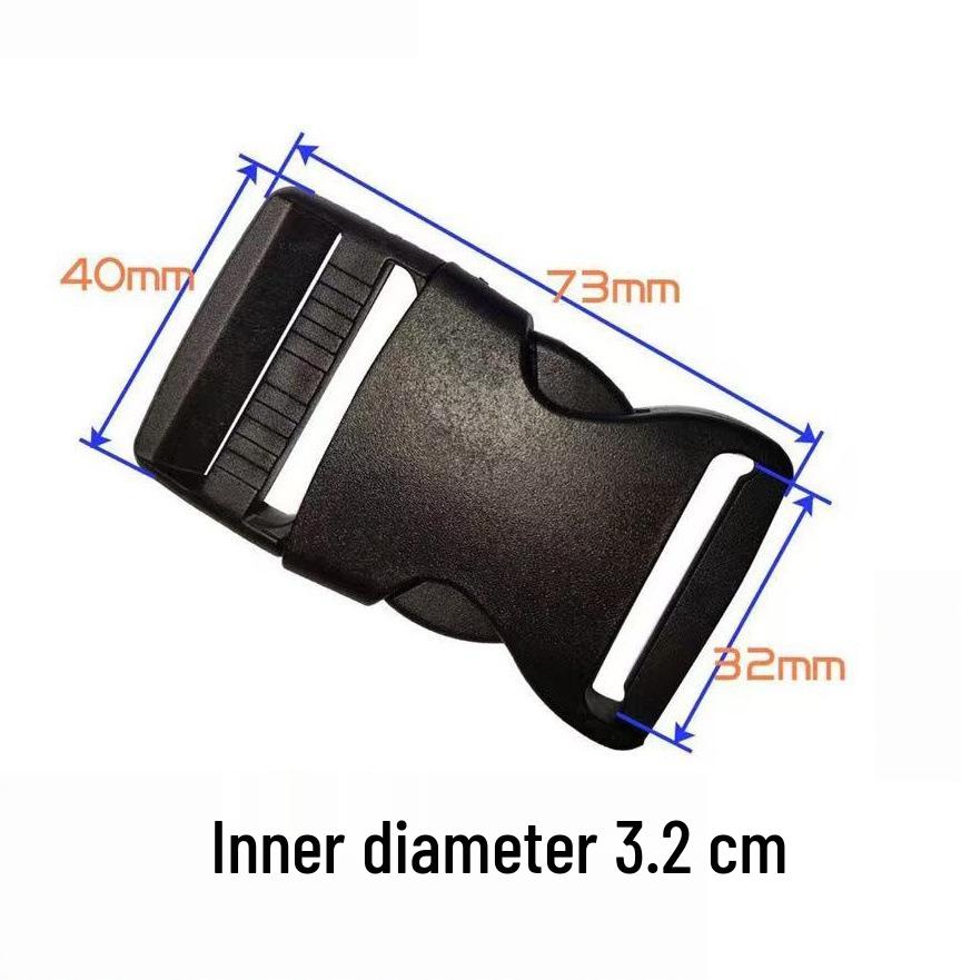 POM Plastic Adjustable Snap Buckle for Backpack Waist Cinch