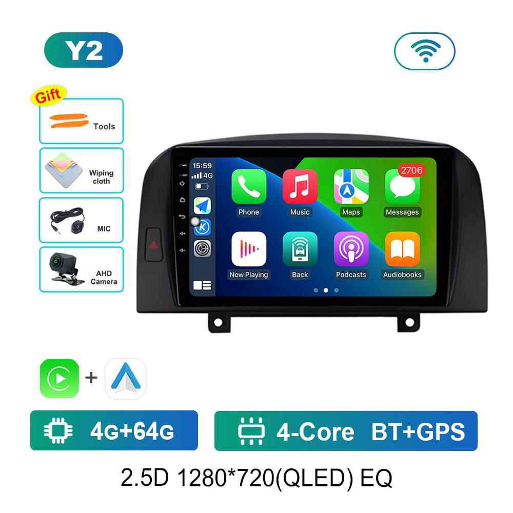 Car Radio Multimedia Player Android System for Hyundai SONATA NF 2004 - 2008 GPS Navi 4G WiFi Bluetooth Touch Screen DSP Stereo