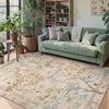 Large Area Floral Print Living Room Carpet Artistic Home Decoration Bedroom Bedside Rug Machine Washable Coffee Table Floor Mat
