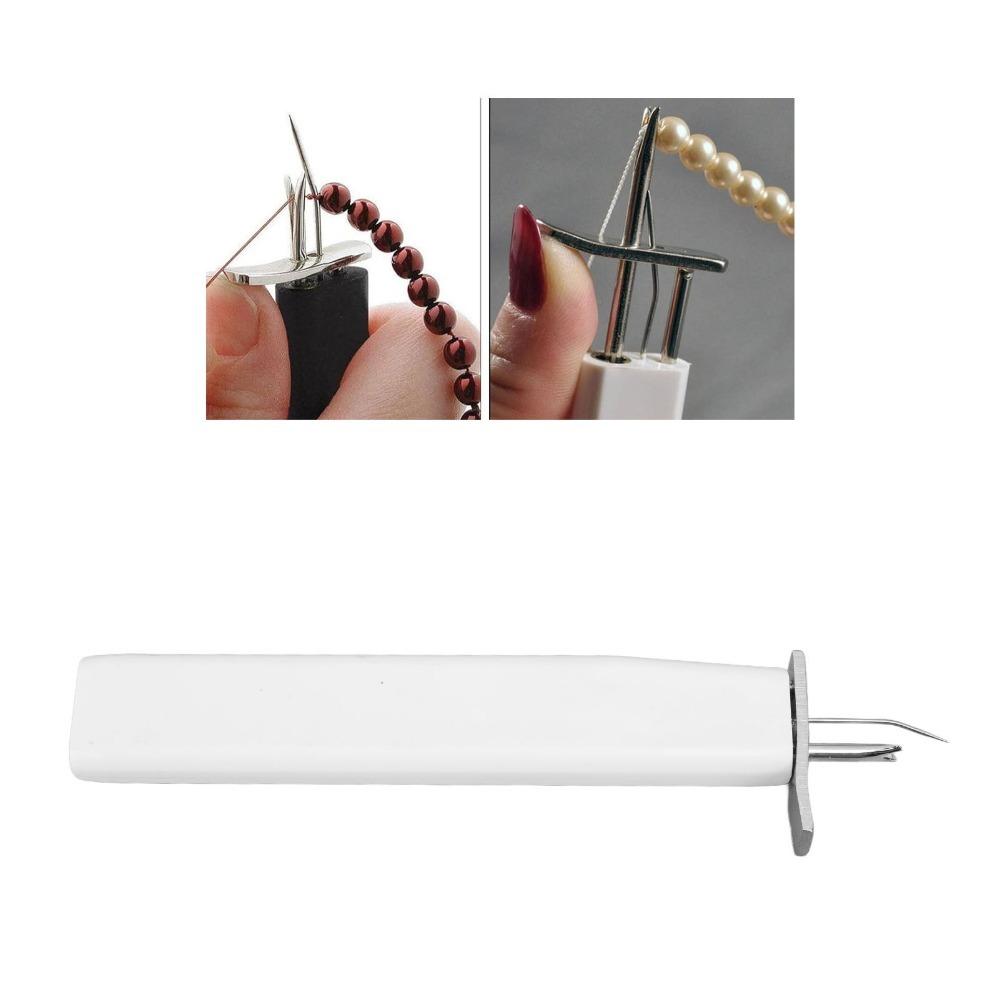 Handheld Beading Knotting Tool Universal Bead Stringing Bead Craft Tool  Bead Stringing белый