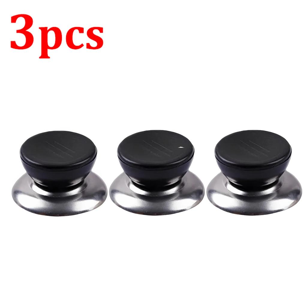 Kitchen Pot Lid Knobs Universal Pan Lid Holding Tops Replacement Lid Hand Grip Knob Handle Resistant Tool with Screwdriver Gift