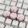 Adorable Cat Paw Silicone Keycap for Mechanical Keyboards - Universal Cross Switch & Nail Art Tool