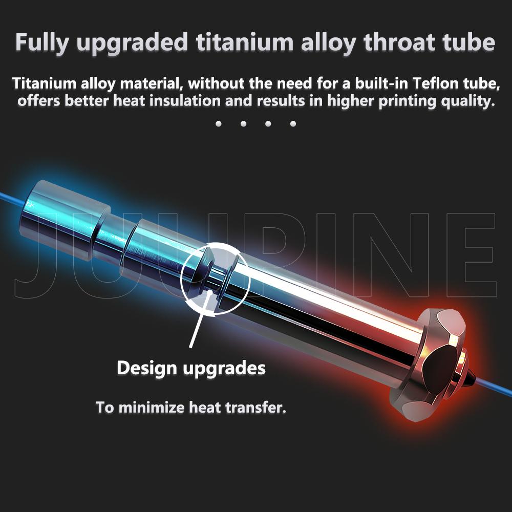 Upgrade for Anycubic Kobra 3 Max Nozzle Without PTFE Tube 0.6 0.4 0.8 Nozzles Titanium Alloy Heatbreak Kobra 3 Max Accessories