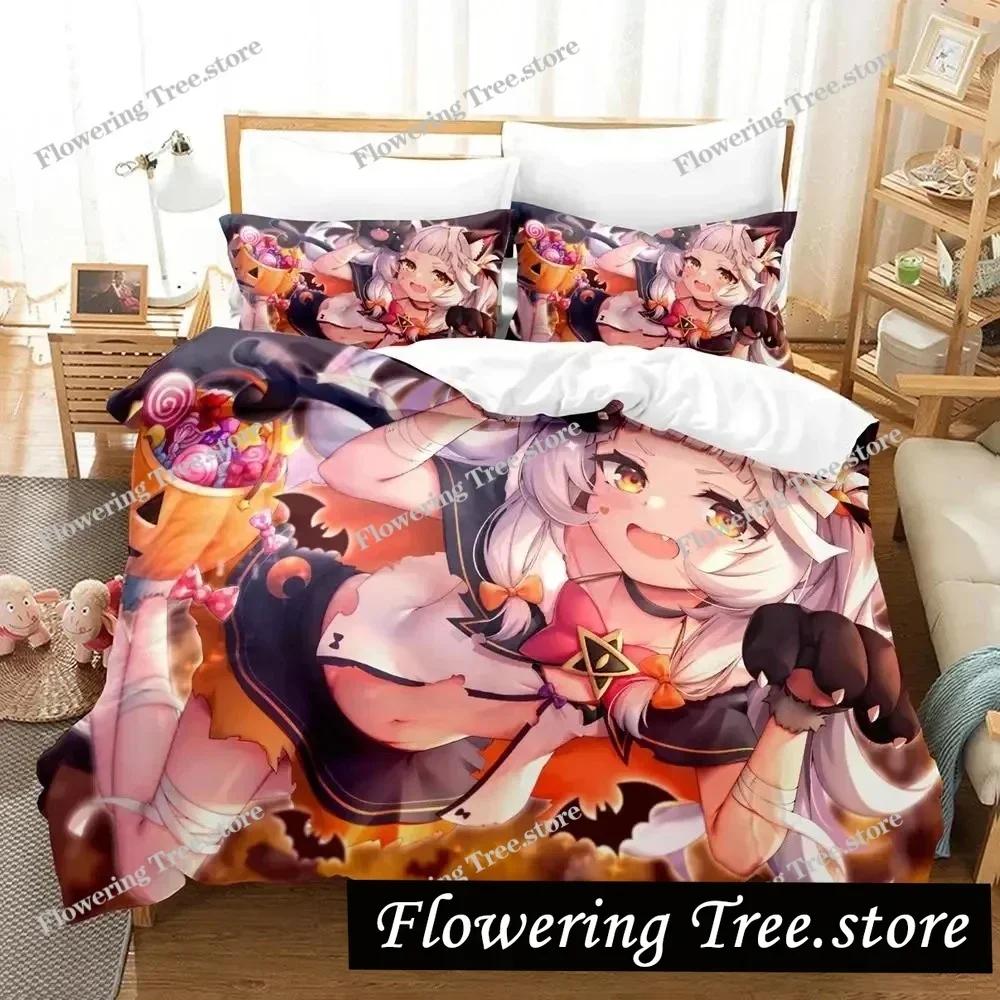 3D Print Anime Murasaki Shion Bedding Set Duvet Cover Bed Set Quilt Cover Pillowcase Comforter king Queen Size Boys Adult029963