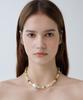 Findelise 925 Chocolate Sherbet Baroque Freshwater Pearl Necklace