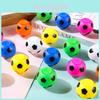 Creative Multi-color Soccer Shaped Plastic Gyro Children Toy For Young Children