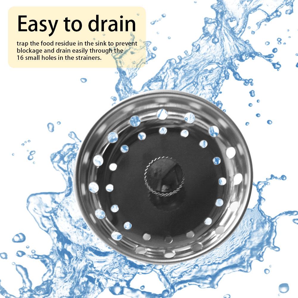 Buy Sink Strainer Replacement For Standard Drain Brushed Stainless Steel Basket Body With Rubber Stopper At Affordable Prices Price 10 Usd Free Shipping Real Reviews With Photos Joom