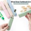 Nordic Portable Toothbrush Storage Case: Eco-Friendly, Dustproof, and Travel-Friendly
