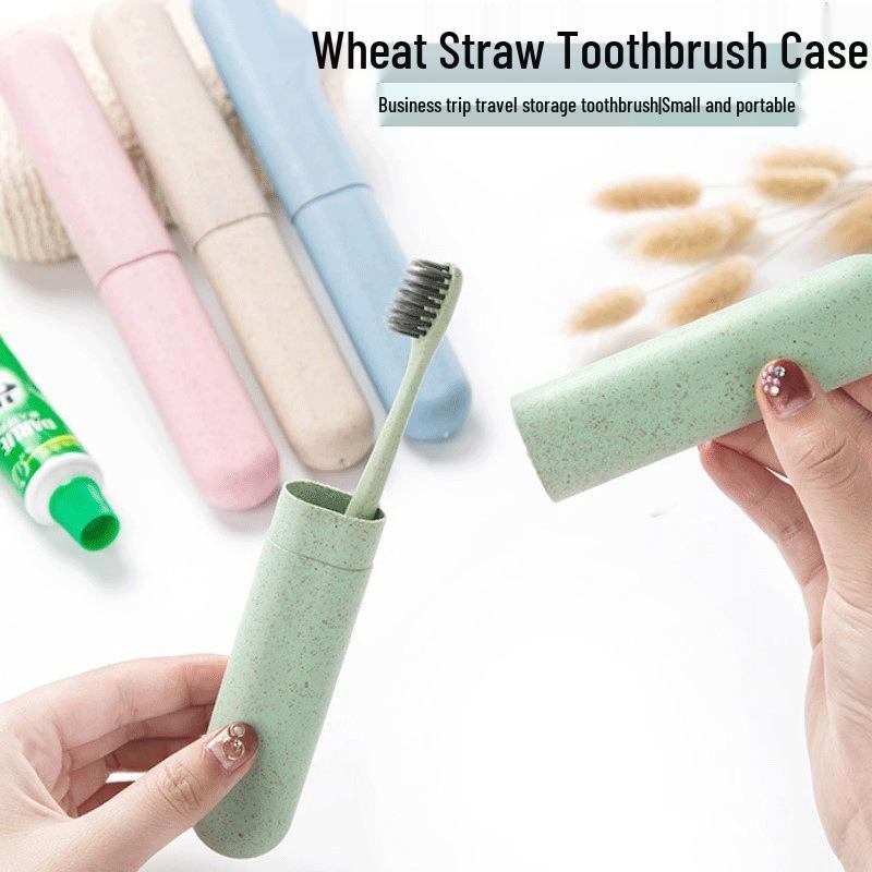 Nordic Portable Toothbrush Storage Case: Eco-Friendly, Dustproof, and Travel-Friendly