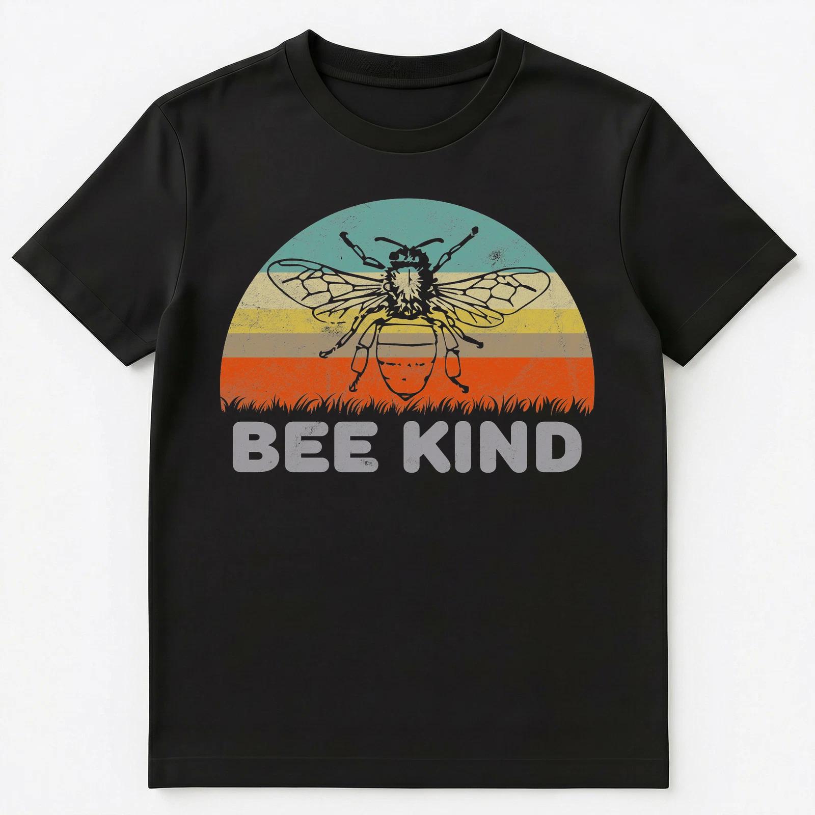 Vintage Look Be Kind T Shirt With A Funny Bee Pun Unisex T-Shirt 4XL