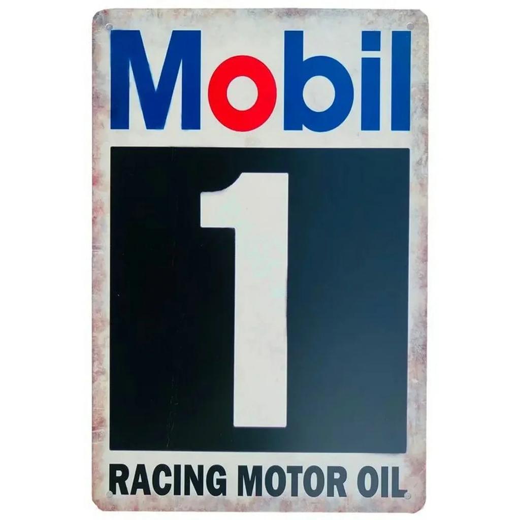 Vintage-Style Motor Oil Gas Signs - Esso STP Iron Painting Plaques | Charming Decor for Cafe & Man Cave Interiors