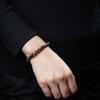 Agarwood bracelet natural Yingge green Qinan 5mm with barrel beads Agarwood bracelet plain string