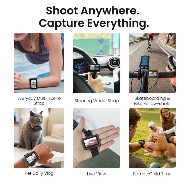 Lightweight Action Camera Lens Protector Easy Installation Degree Protective Housing Skin Sleeve Replacement