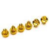 10/20 stuks Autoschroeven Wielnaaf Decoratieve Kunststof Schroeven Auto Banden Ombouw Accessoires Platkop Gepolijst Oppervlak Opschroefschroef