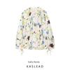 Kaslead New Women Clothes Western Style Fashion Loose All-Match Print Shirts 4043079