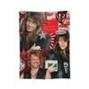 BONs JOVIs HEART Music Flannel Blankets  Vintage Throw Blankets for Home cm Rug Piece