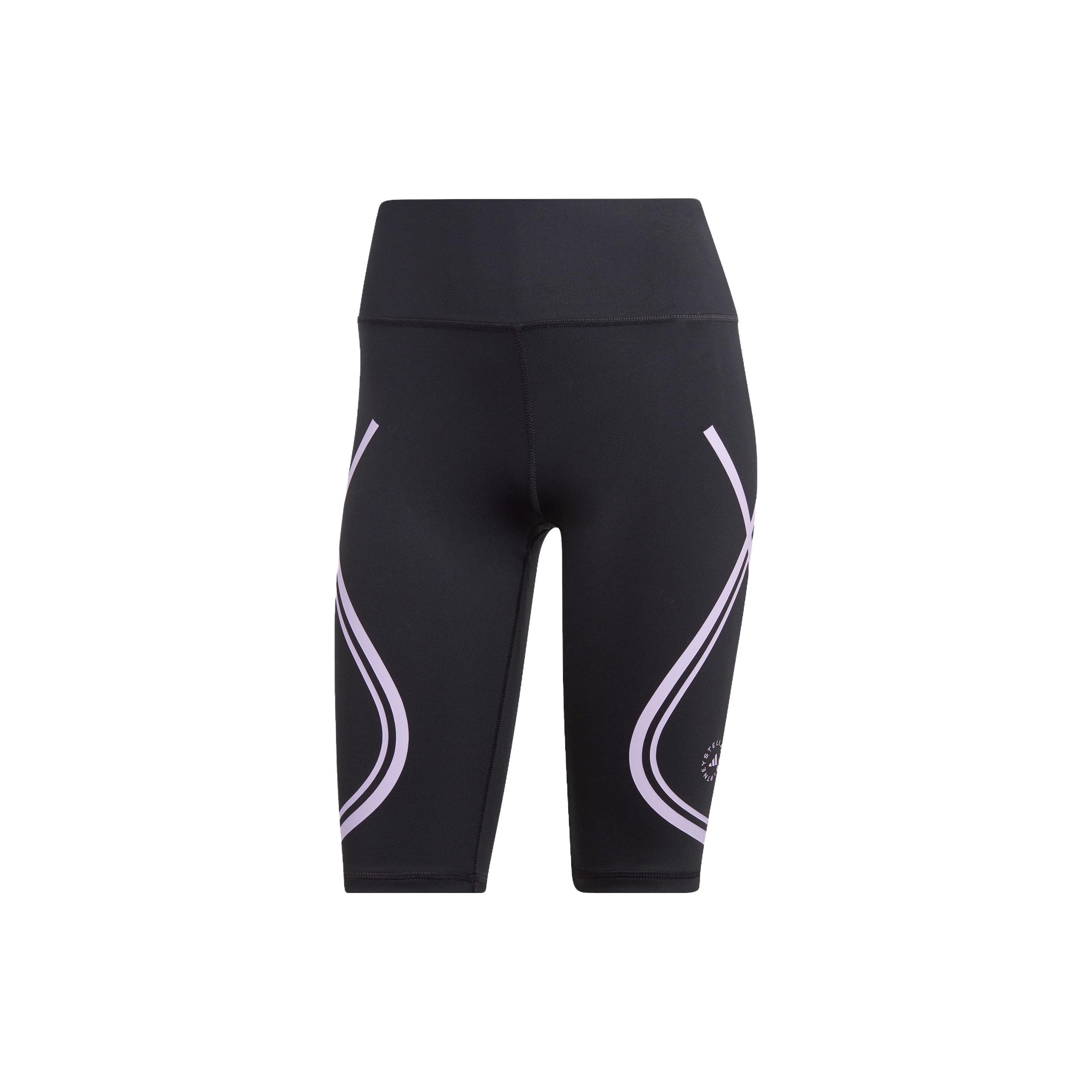 adidas by Stella McCartney Women s Truepace Bike Shorts Black Purple IB6804 XS