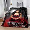 The Vampire Diaries Elena Poster Print Soft Flannel Throw Blanket Warm Sofa Couch Bed Home Decor Cover For Vampire Diaries Fans