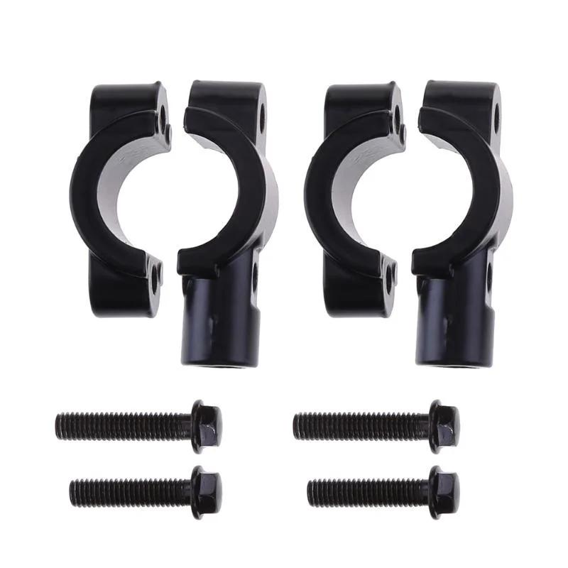 2pcs Motorcycle Handlebar Metal Rear View Mirror Mount Holder Accessories Motor Clamp Bracket