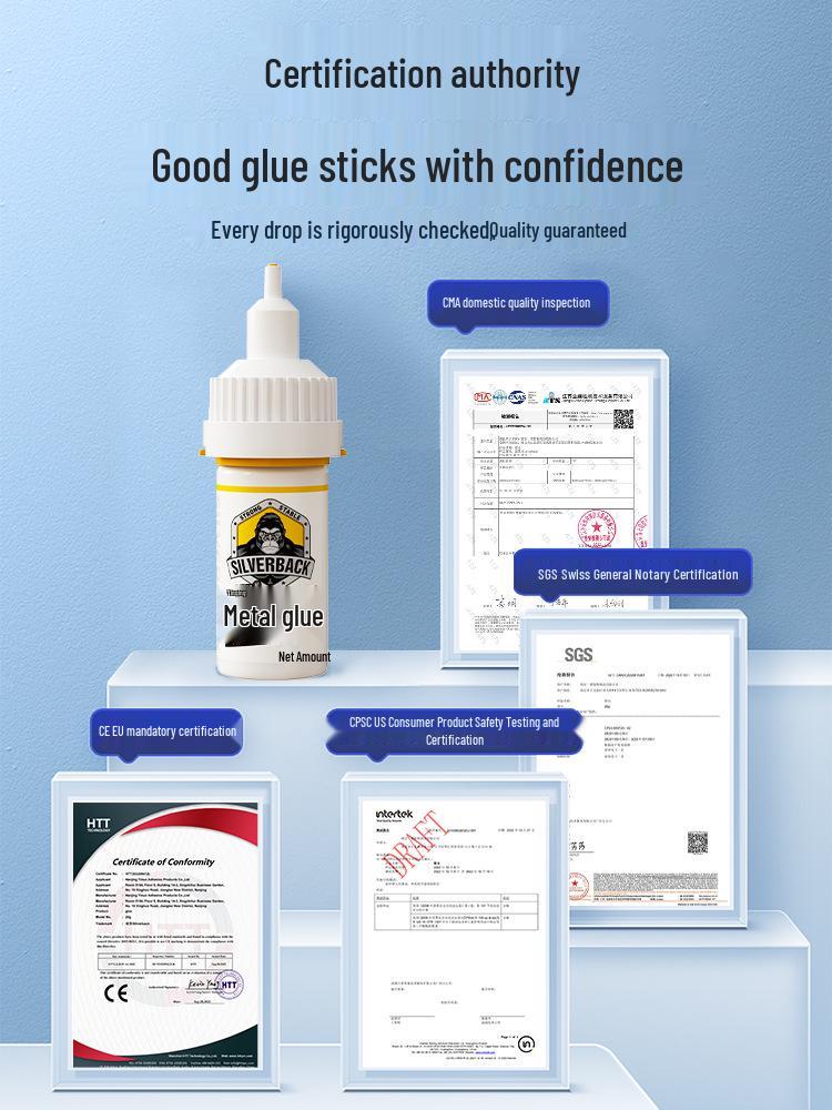 High-Strength Waterproof Metal Adhesive for High-Temp Electric Welding and Cast Iron Water Pipe Bonding