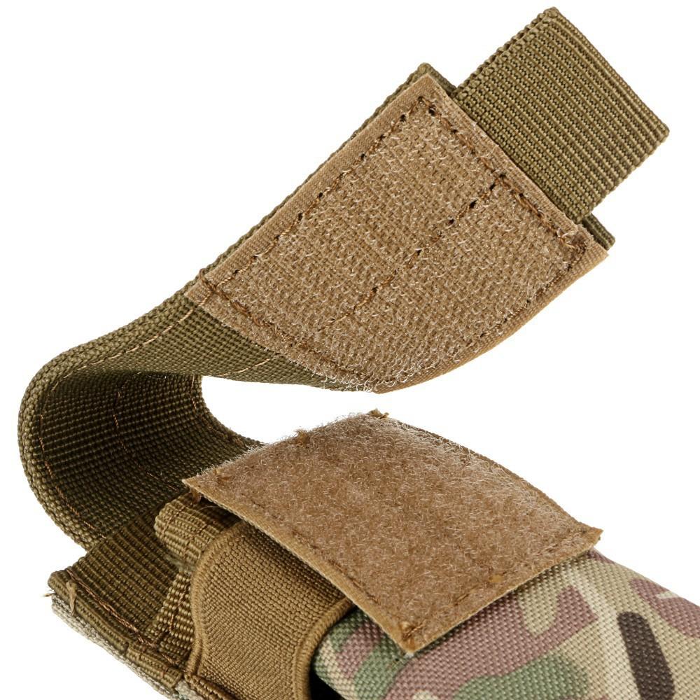 Tactical Molle M5 Flashlight Pouch CQC Single Pistol Magazine Pouch Torch Holder Case Outdoor Hunting Knife Light Holster Bag  4.9