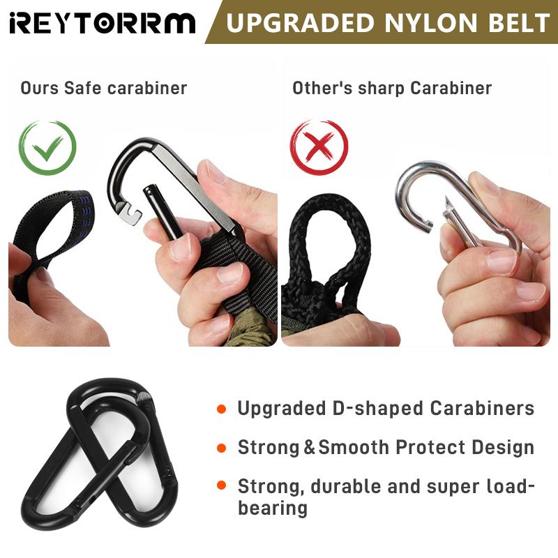 Camping Parachute Hammock 220x100cm Single Portable Outdoor Indoor Nylon Hammock Adult Child Swing For Adventure Garden