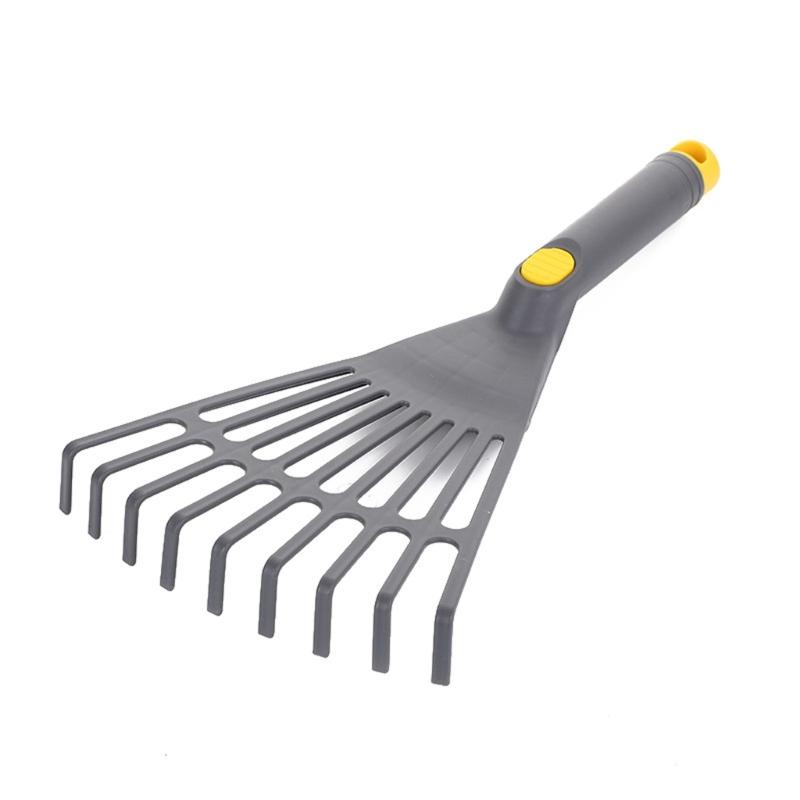 Two Plastic Hand Rakes With Non Slip Handle Designed For Foliage Easy Digging And Cultivating Tasks Yard Maintenance
