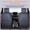 Backseat Car Organizer For Kids- Dual Pockets Or Clear Tablet Window, Waterproof & Scratch-Resistant Seat Back Protector