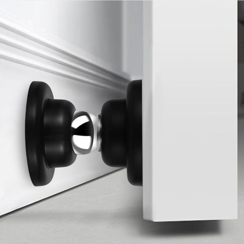 

Silicone Anti 1 Pcs Magnetic Door Suck Hotel Household Strong Magnetic Strong Mute Door Touch Collision Door Stall Door Stopper чёрный
