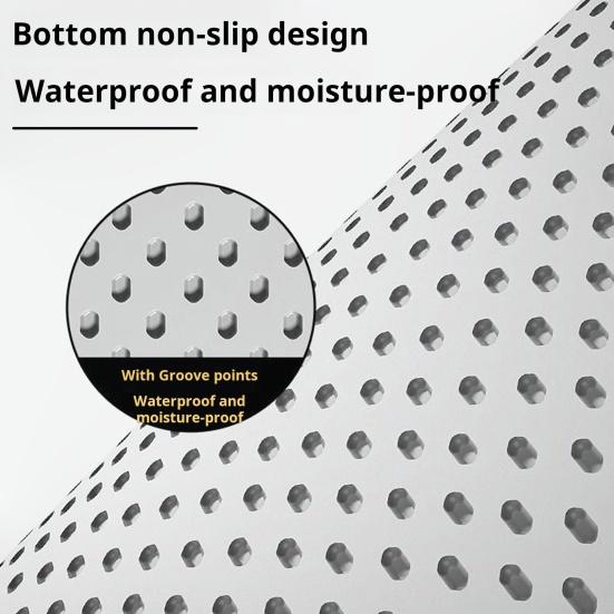 Yousheng Breathable Cat Litter Mat Double Layer Structure Waterproof Hassle-free Easy to Clean Pocket Design Floor Mat for Home Pet