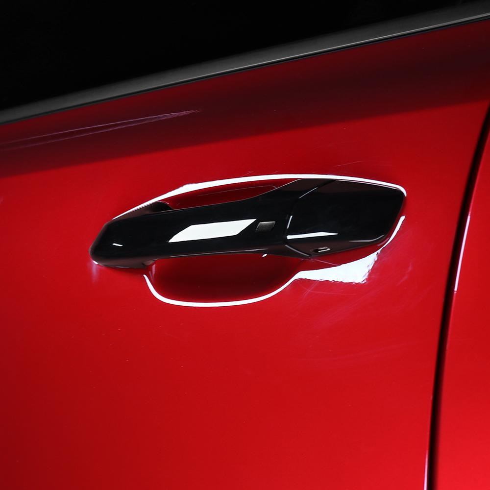 6PCS Car Exterior Trim Exterior Door Handles Covers In ABS Material For Kia Stinger 2018-2023 Left-hand Drive/Right-hand Drive