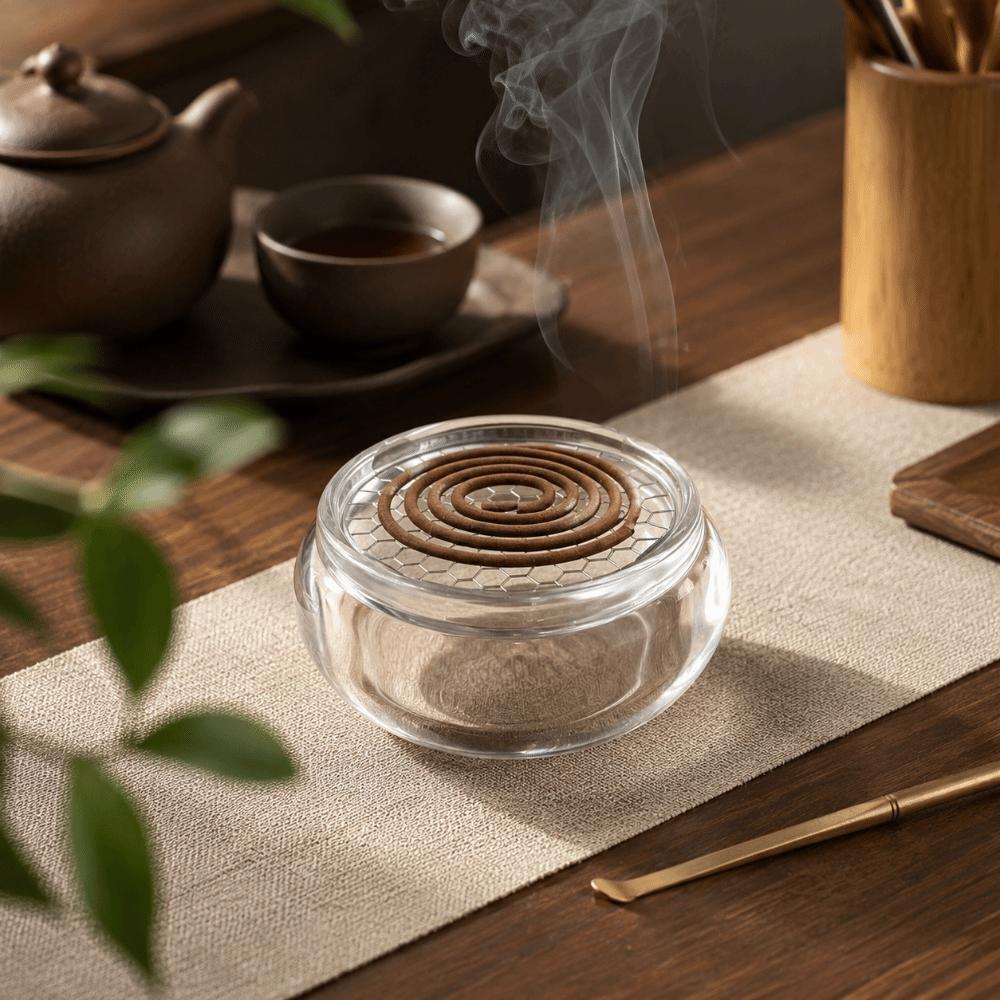 Creative Aromatherapy Stove Mini Mosquito Coils Tray Ancient Style Fragrance Censer Tea Ceremony