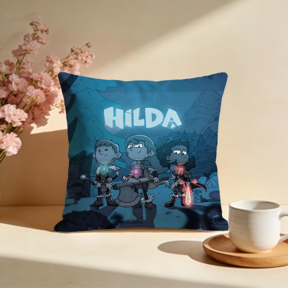 Popular HHildaful Cushion Cover Stylish Washable Pillow Cover Ideal for Couch Bedroom Car Decoration