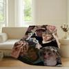 American Actor Evan Peters Blanket For Sofa Office Bed Plane Travel Sleep Read Relax Camping Soft And Warm
